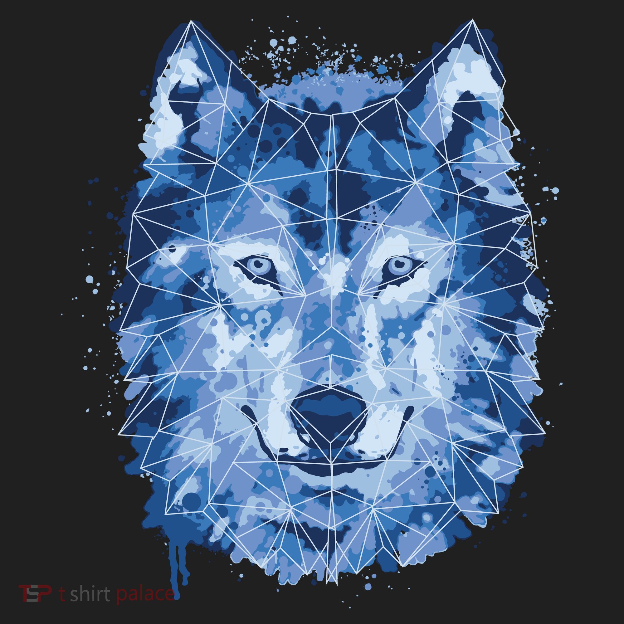 Polygon Wolf Wild Animal Hat