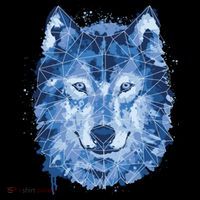 Polygon Wolf Wild Animal Toddler Hoodie thumb 2