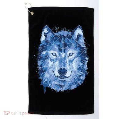 Polygon Wolf Wild Animal Golf Towel