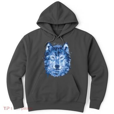 Polygon Wolf Wild Animal Hoodie