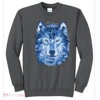Polygon Wolf Wild Animal Sweatshirt thumb 0