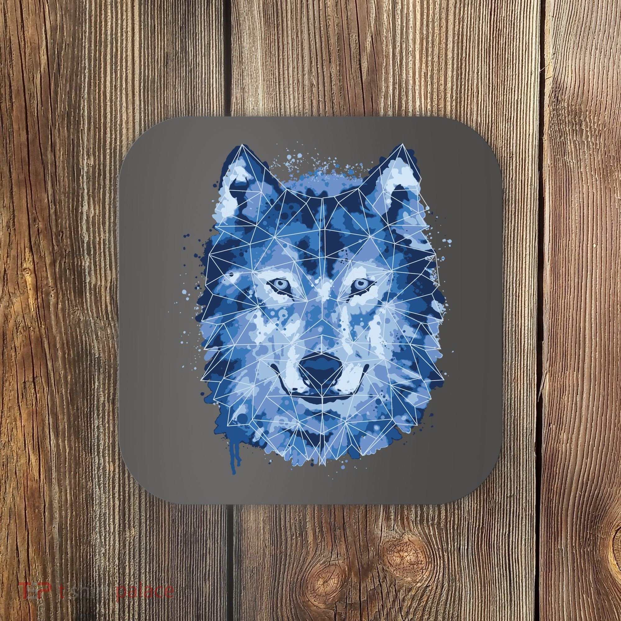 Polygon Wolf Wild Animal Coaster
