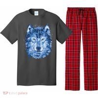 Polygon Wolf Wild Animal Pajama Set thumb 0