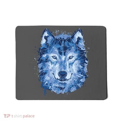Polygon Wolf Wild Animal Mousepad