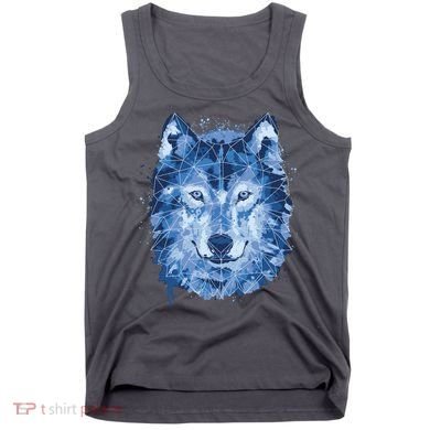 Polygon Wolf Wild Animal Tank Top