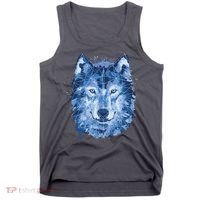 Polygon Wolf Wild Animal Tank Top thumb 0