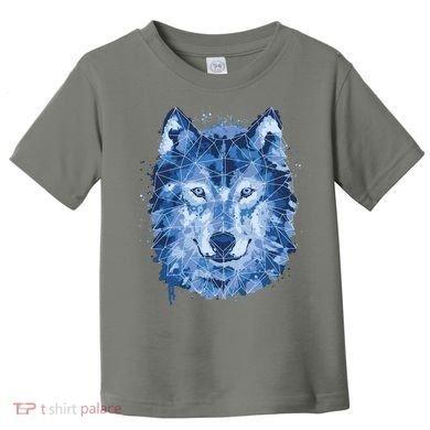 Polygon Wolf Wild Animal Toddler T-Shirt