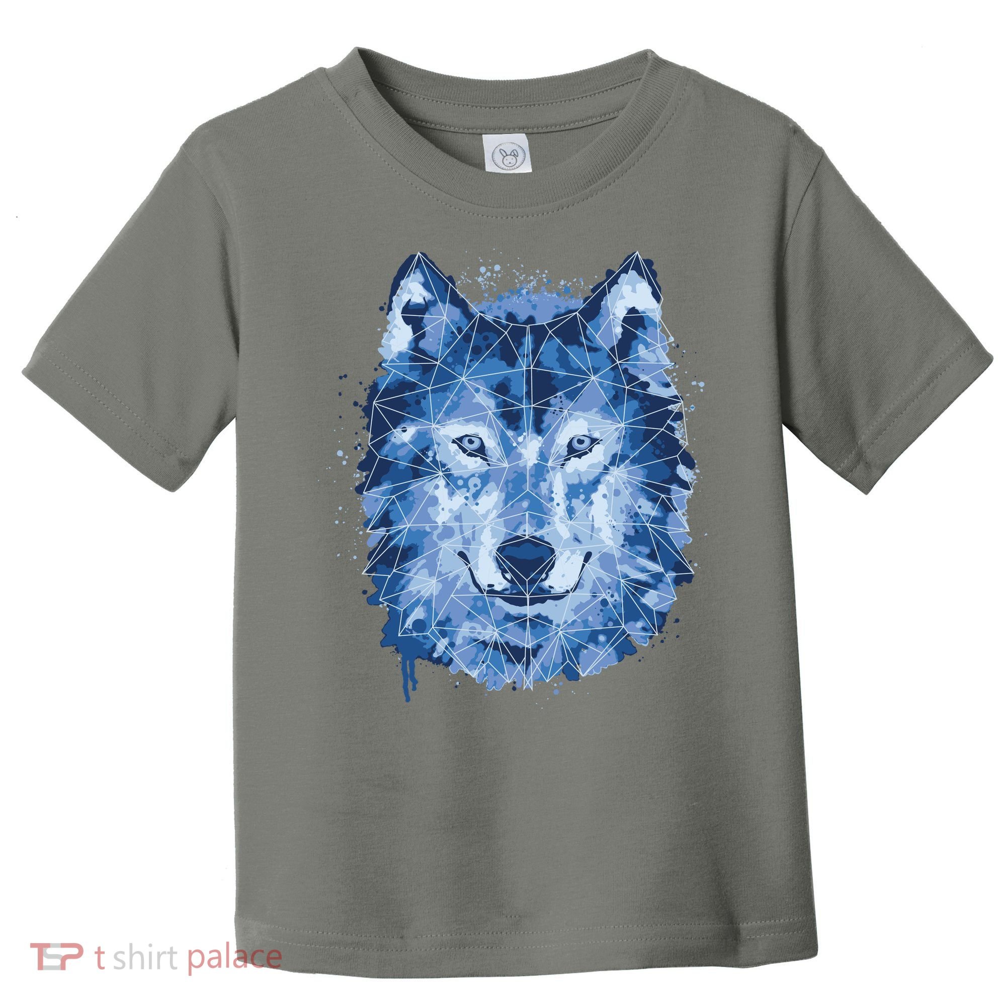 Polygon Wolf Wild Animal Toddler T-Shirt