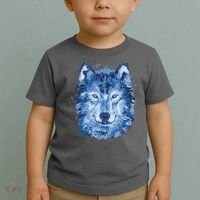 Polygon Wolf Wild Animal Toddler T-Shirt thumb 2