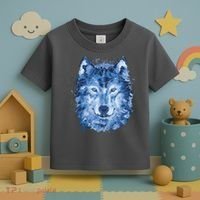 Polygon Wolf Wild Animal Toddler T-Shirt thumb 3