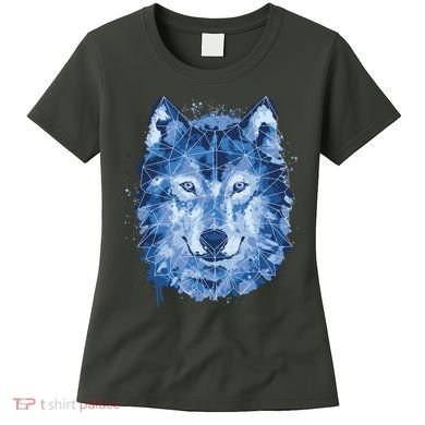 Polygon Wolf Wild Animal Women's T-Shirt