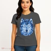 Polygon Wolf Wild Animal Women's T-Shirt thumb 4
