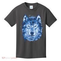 Polygon Wolf Wild Animal Kids T-Shirt thumb 0