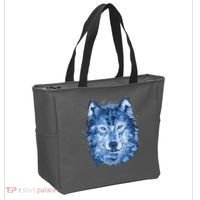 Polygon Wolf Wild Animal Tote Bag thumb 2