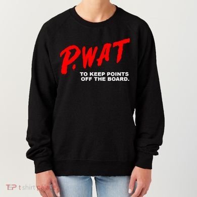 Peyton Watson Wearing P.Wat Too Keep Points Off The Board Women's Sweatshirt