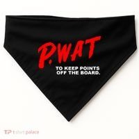 Peyton Watson Wearing P.Wat Too Keep Points Off The Board USA-Made Doggie Bandana thumb 0