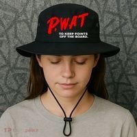 Peyton Watson Wearing P.Wat Too Keep Points Off The Board Bucket Hat thumb 3