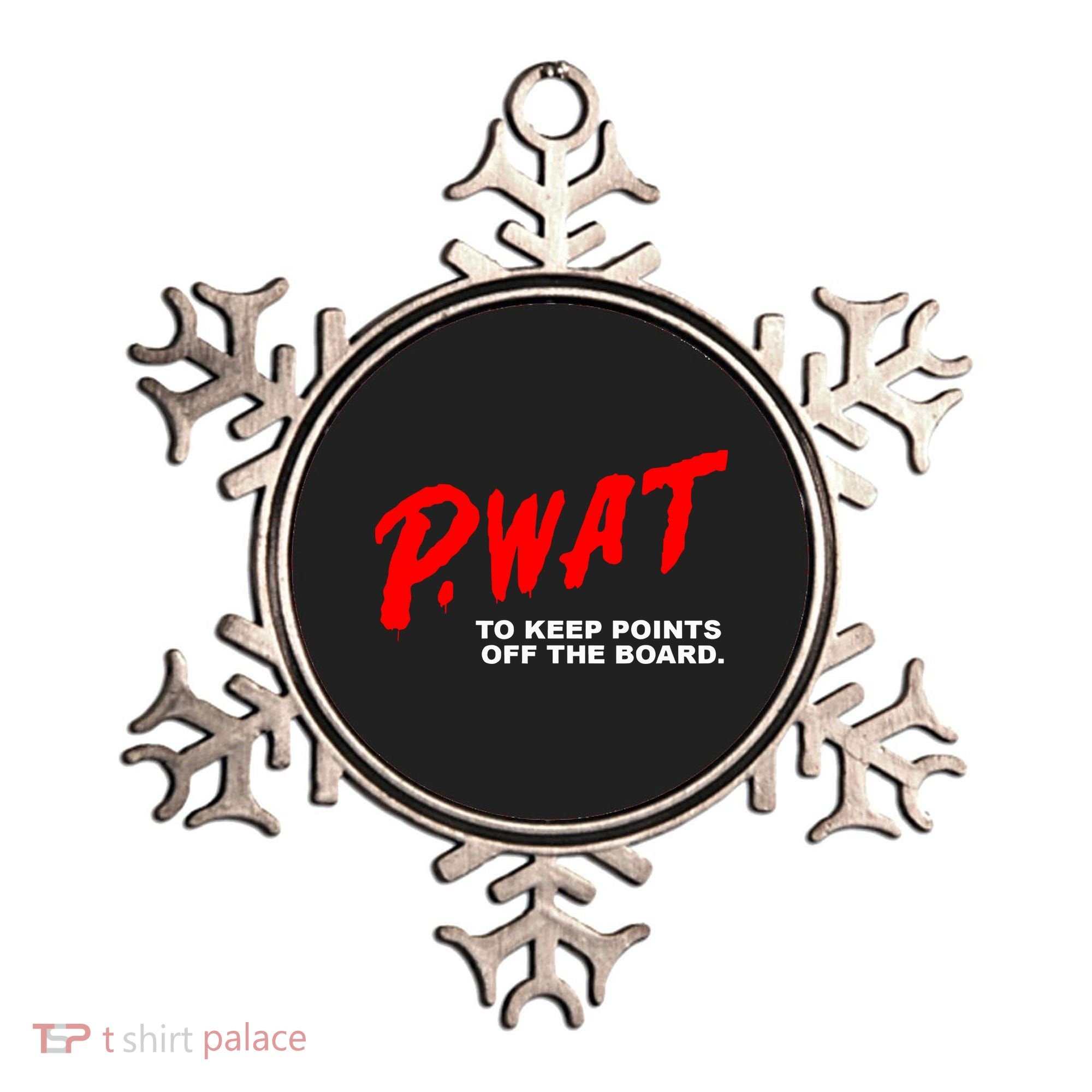 Peyton Watson Wearing P.Wat Too Keep Points Off The Board Ornament