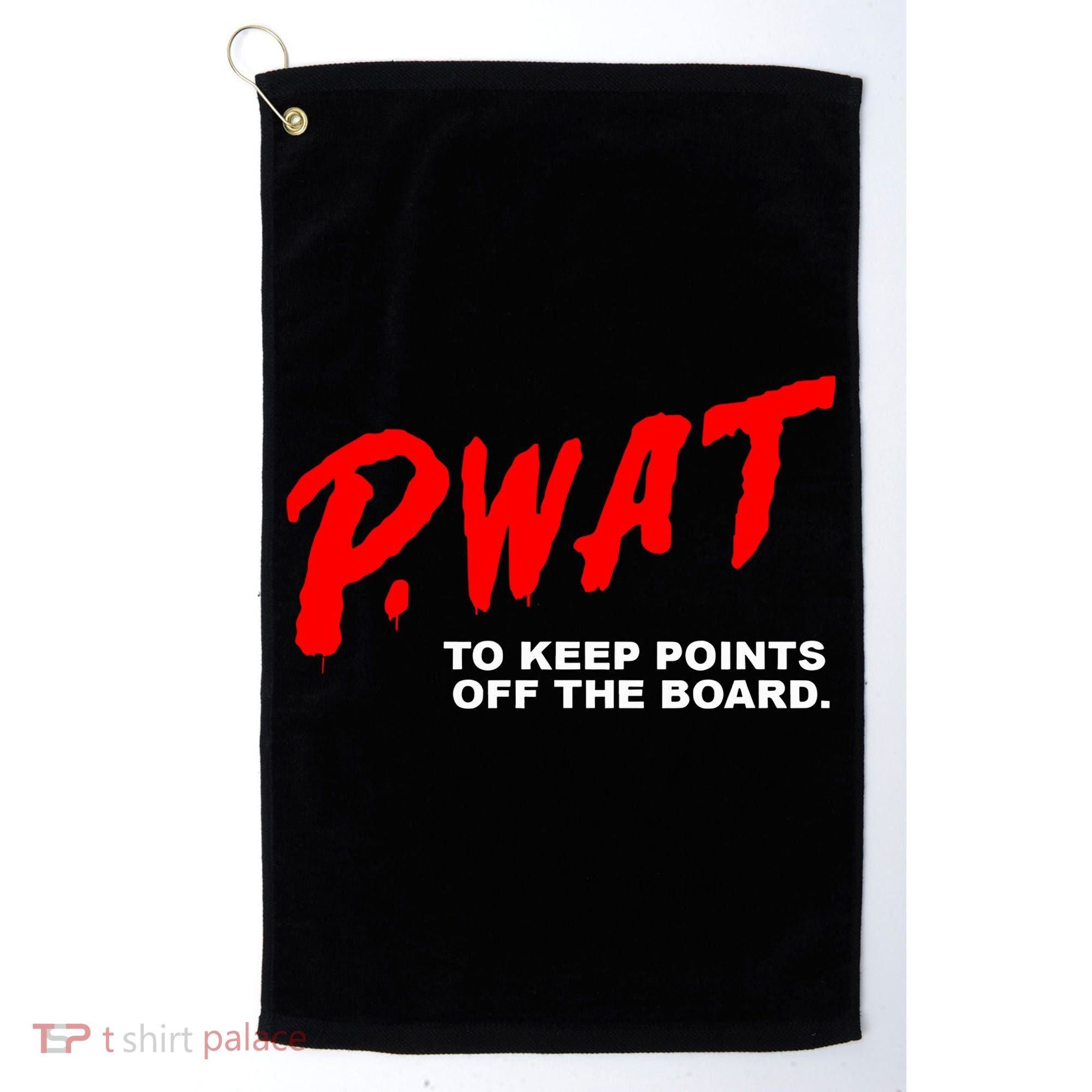 Peyton Watson Wearing P.Wat Too Keep Points Off The Board Golf Towel