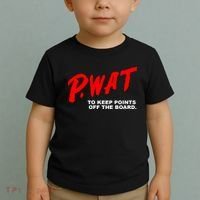 Peyton Watson Wearing P.Wat Too Keep Points Off The Board Toddler T-Shirt thumb 2