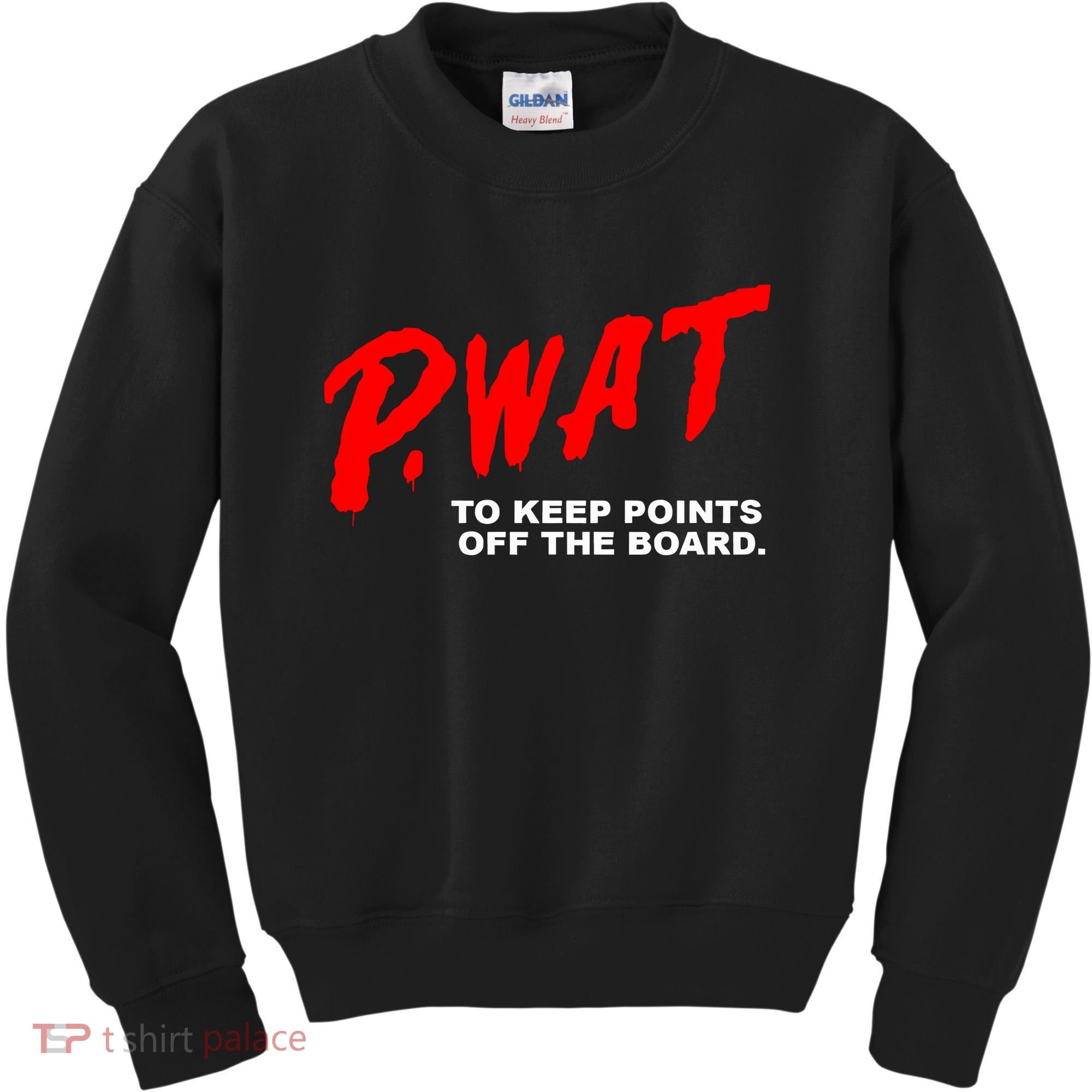Peyton Watson Wearing P.Wat Too Keep Points Off The Board Kids Sweatshirt
