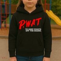 Peyton Watson Wearing P.Wat Too Keep Points Off The Board Kids Hoodie thumb 3