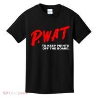 Peyton Watson Wearing P.Wat Too Keep Points Off The Board Kids T-Shirt thumb 0