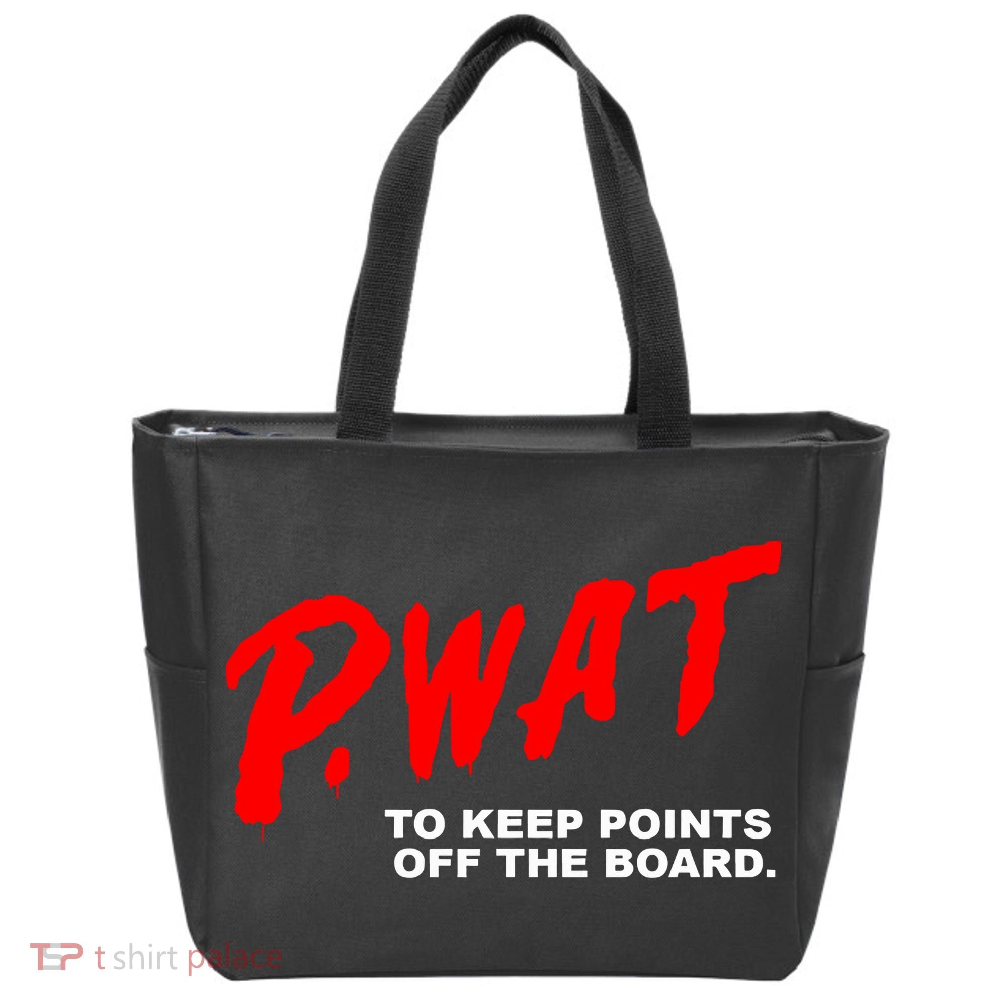 Peyton Watson Wearing P.Wat Too Keep Points Off The Board Tote Bag