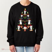 Penguin Xmas Lighting Tree Penguin Christmas Women's Sweatshirt thumb 0