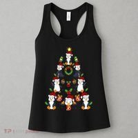 Penguin Xmas Lighting Tree Penguin Christmas Women's Tank Top thumb 3