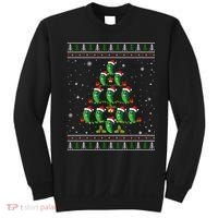 Pickle Xmas Tree Santa Hat Pickle Fruit Christmas Ugly Sweatshirt thumb 0