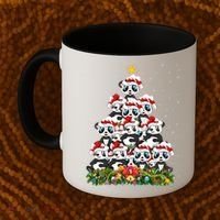 Panda Xmas Tree Lighting Santa Panda Christmas Gift Coffee Mug thumb 2