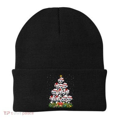 Panda Xmas Tree Lighting Santa Panda Christmas Gift Beanie