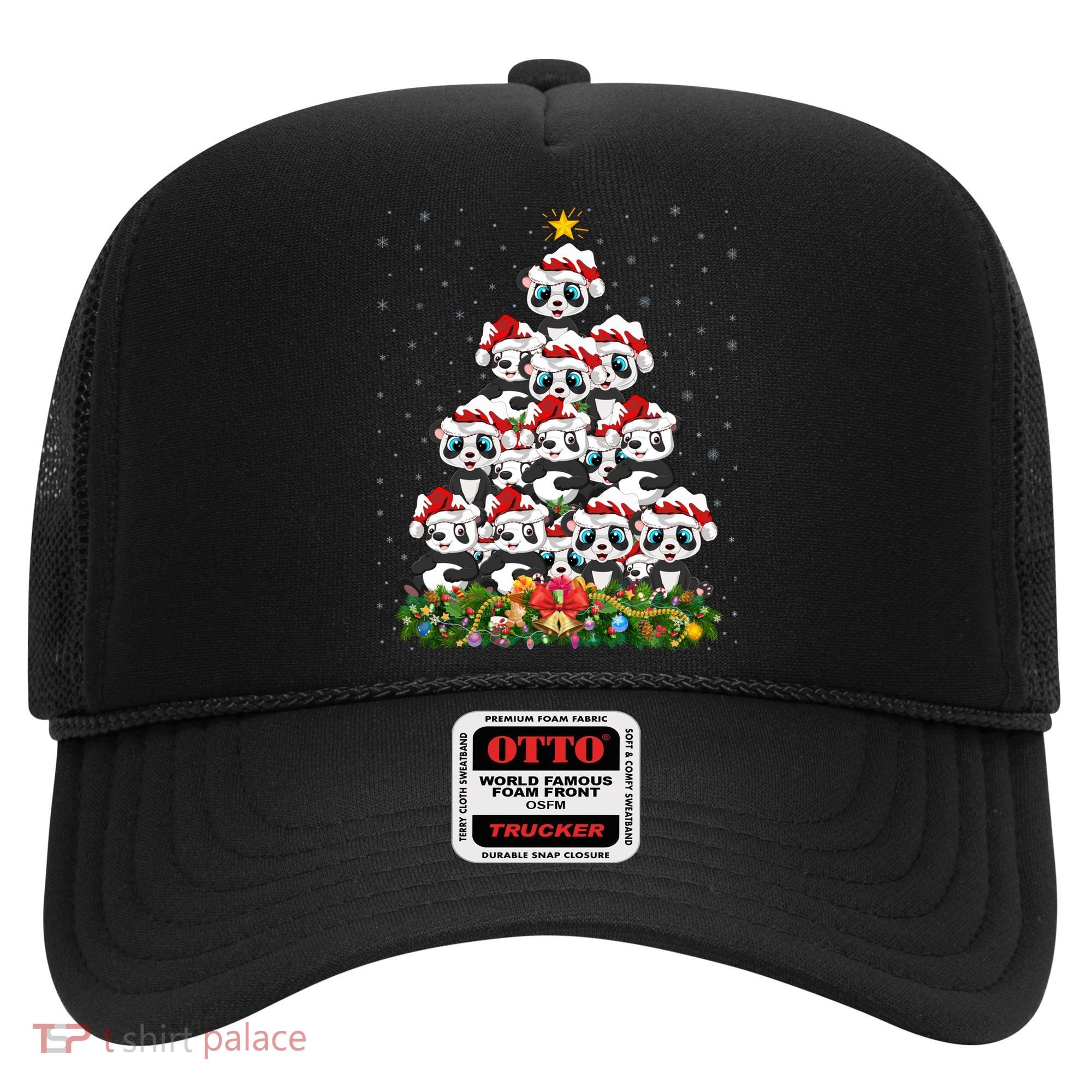 Panda Xmas Tree Lighting Santa Panda Christmas Gift Hat