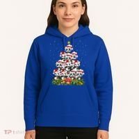 Panda Xmas Tree Lighting Santa Panda Christmas Gift Hoodie thumb 5