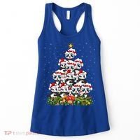Panda Xmas Tree Lighting Santa Panda Christmas Gift Women's Tank Top thumb 0