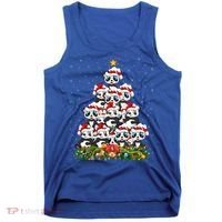 Panda Xmas Tree Lighting Santa Panda Christmas Gift Tank Top thumb 0