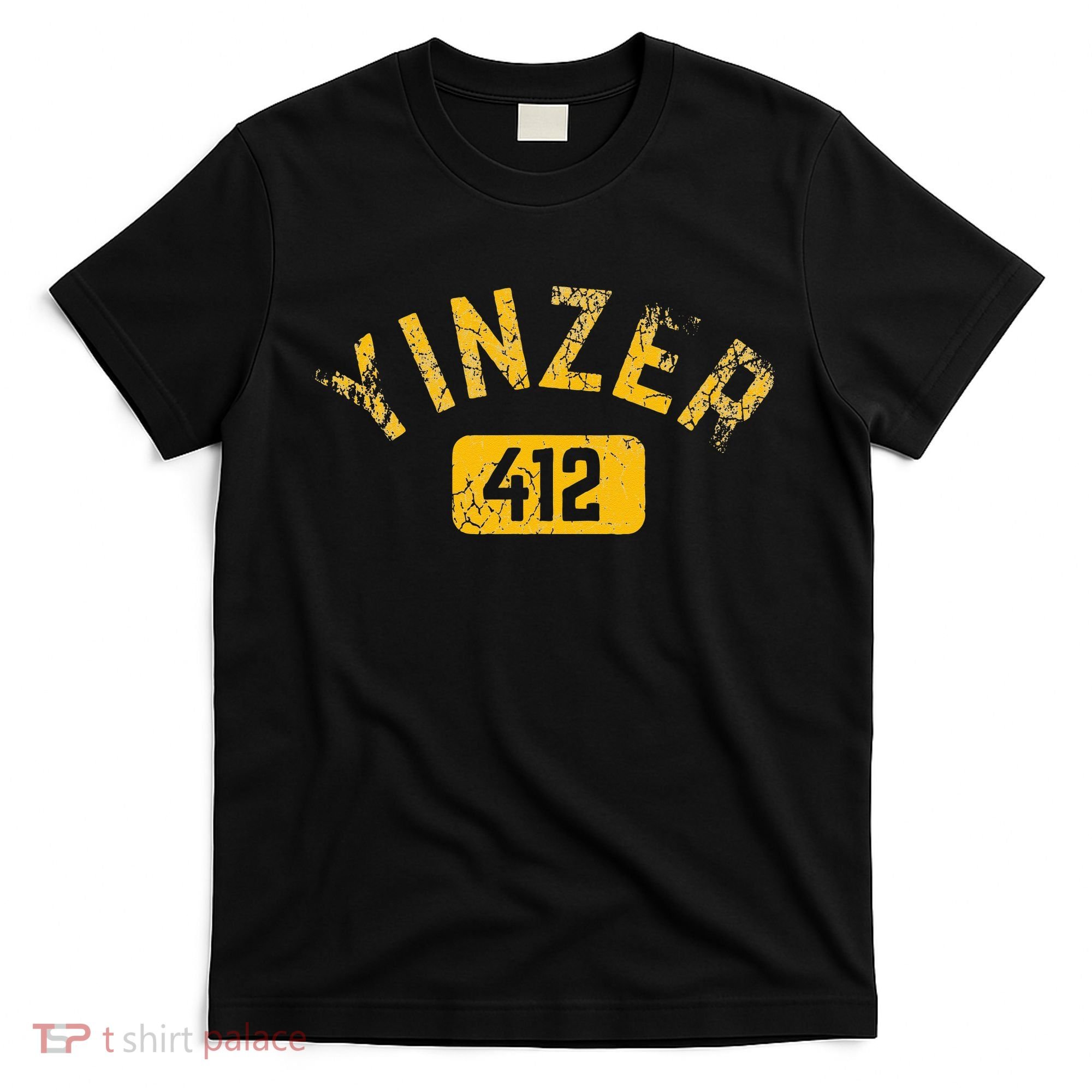 Pittsburgh Yinzer 412 Sl City Pennsylvania Funny Vintage T-Shirt