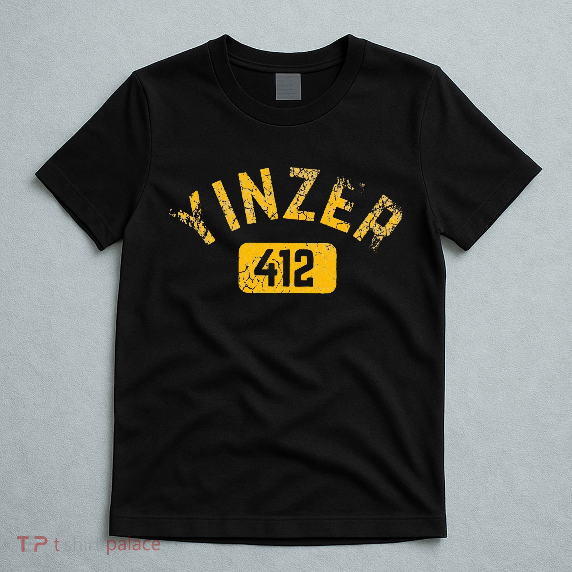 Pittsburgh Yinzer 412 Sl City Pennsylvania Funny Vintage T-Shirt