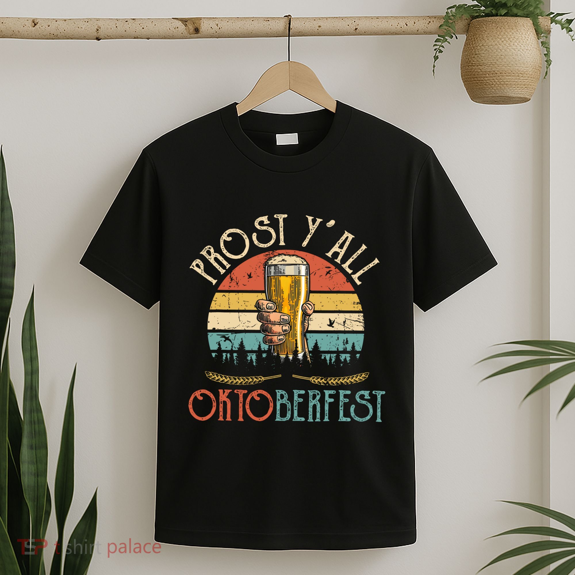 Prost Y All Oktoberfest Vintage Drinking Beer Team T-Shirt