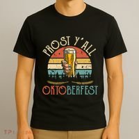 Prost Y All Oktoberfest Vintage Drinking Beer Team T-Shirt thumb 3