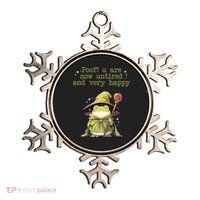 Poof! You Are Now Untired And Very Happy Wizard Frog Ornament thumb 0