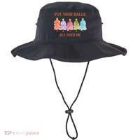 Put Your Balls All Over Me Funny Offensive Xmas Bucket Hat thumb 0