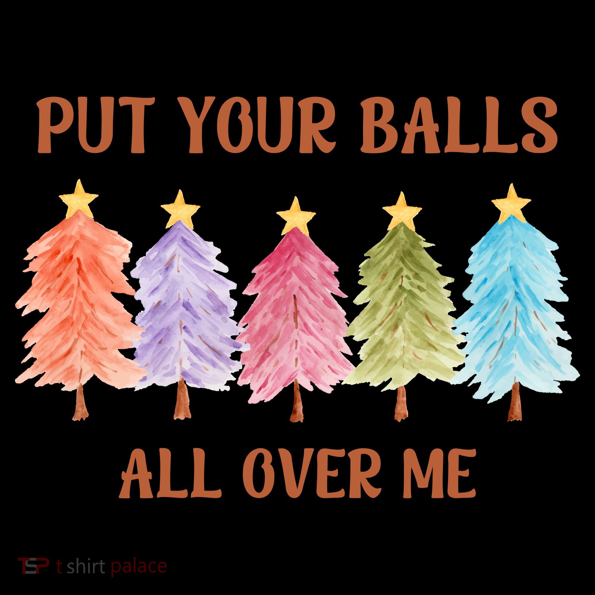 Put Your Balls All Over Me Funny Offensive Xmas Women's Hoodie