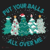 Put Your Balls All Over Me Christmas Sweater Ugly Beanie thumb 2