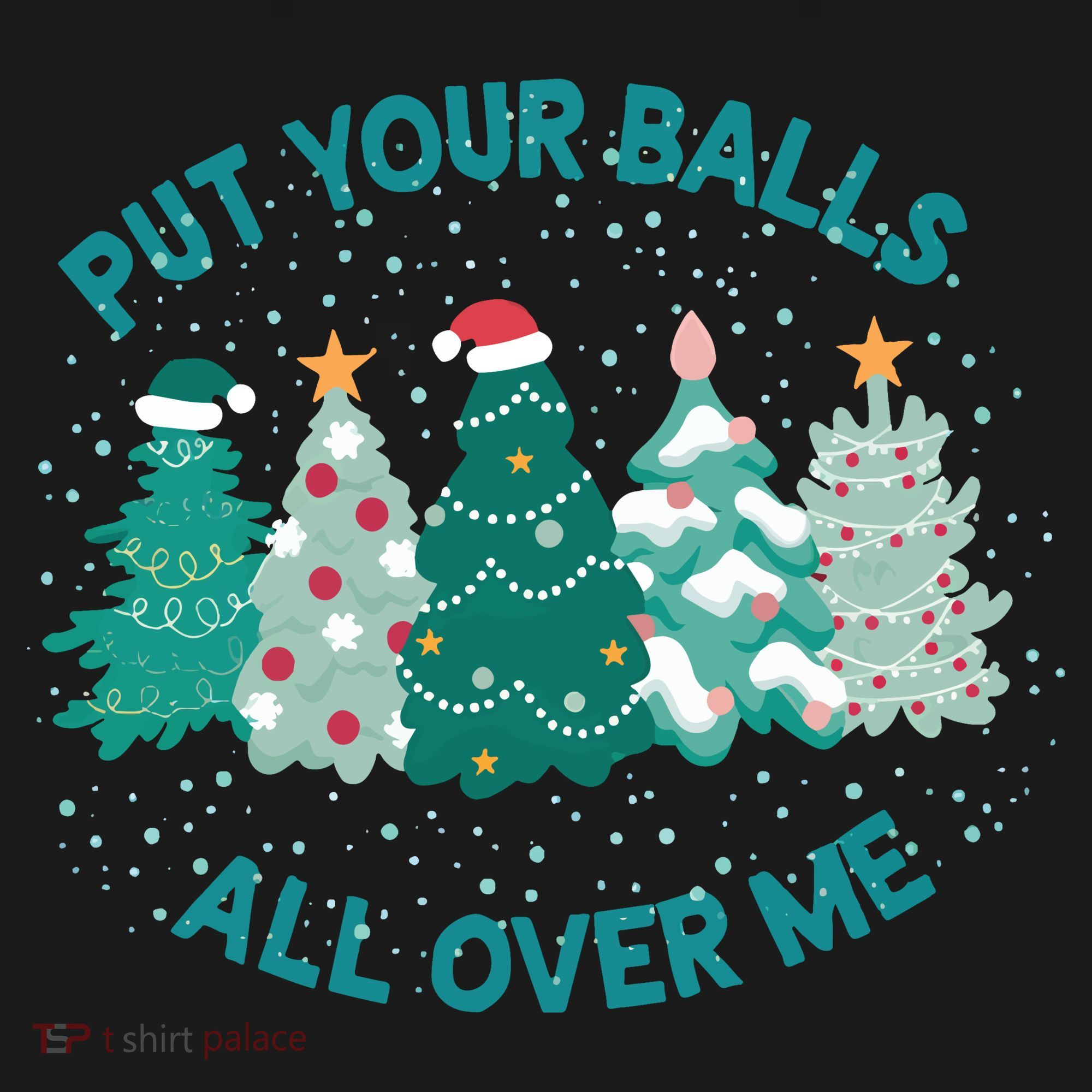 Put Your Balls All Over Me Christmas Sweater Ugly Baby Bodysuit