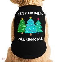 Put Your Balls All Over Me Christmas Tree Doggie Tank thumb 0