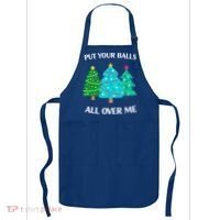 Put Your Balls All Over Me Christmas Tree Apron thumb 0