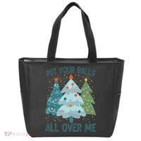 Put Your Balls All Over Me , Funny Christmas Tote Bag thumb 0