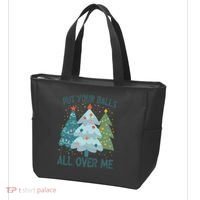 Put Your Balls All Over Me , Funny Christmas Tote Bag thumb 3